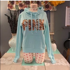VS PINK RARE TOGER PRINT HOODIE